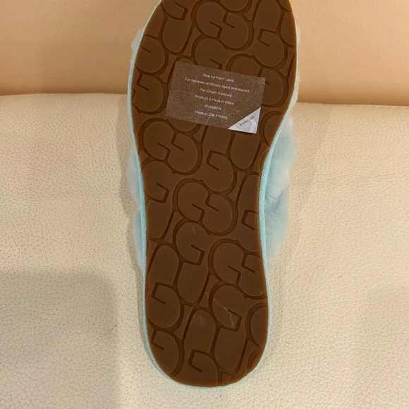 UGG Scuffita Genuine Shearling Slide Slippers - 7 - Picture 5 of 7